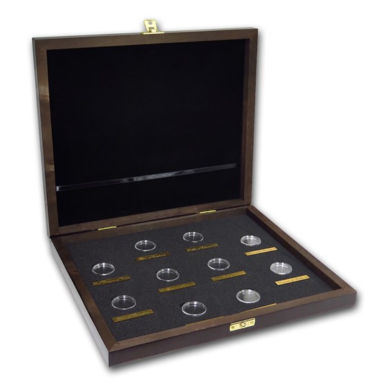 Wooden Presentation Box - GB 1/4 oz Gold Queen's Beasts Series Wooden Presentation Box - GB 1/4 oz Gold Queen's Beasts Series